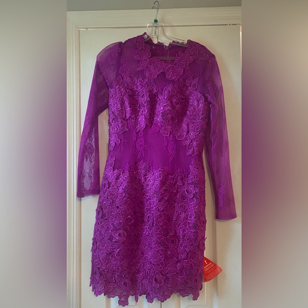 Fuchsia floral dress
